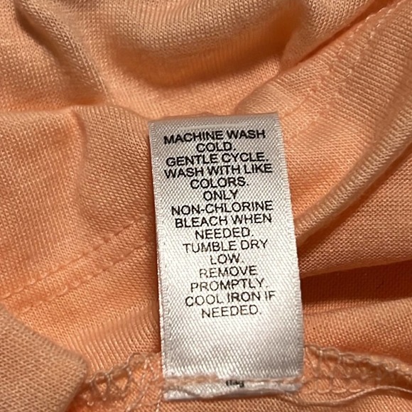 CATO Active womens sz 26/28W activewear top floral peach 3/4 sleeves cutout back - Picture 9 of 14